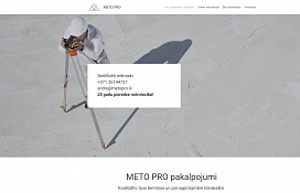 METO PRO GROUP SIA, mērniecības pakalpojumi